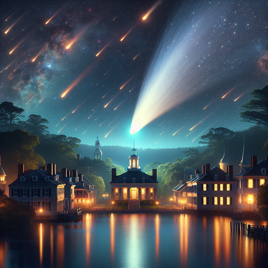 Comet C/2023 A3 (Tsuchinshan-ATLAS): A Celestial Spectacle Over New Bern's Historic Skyline