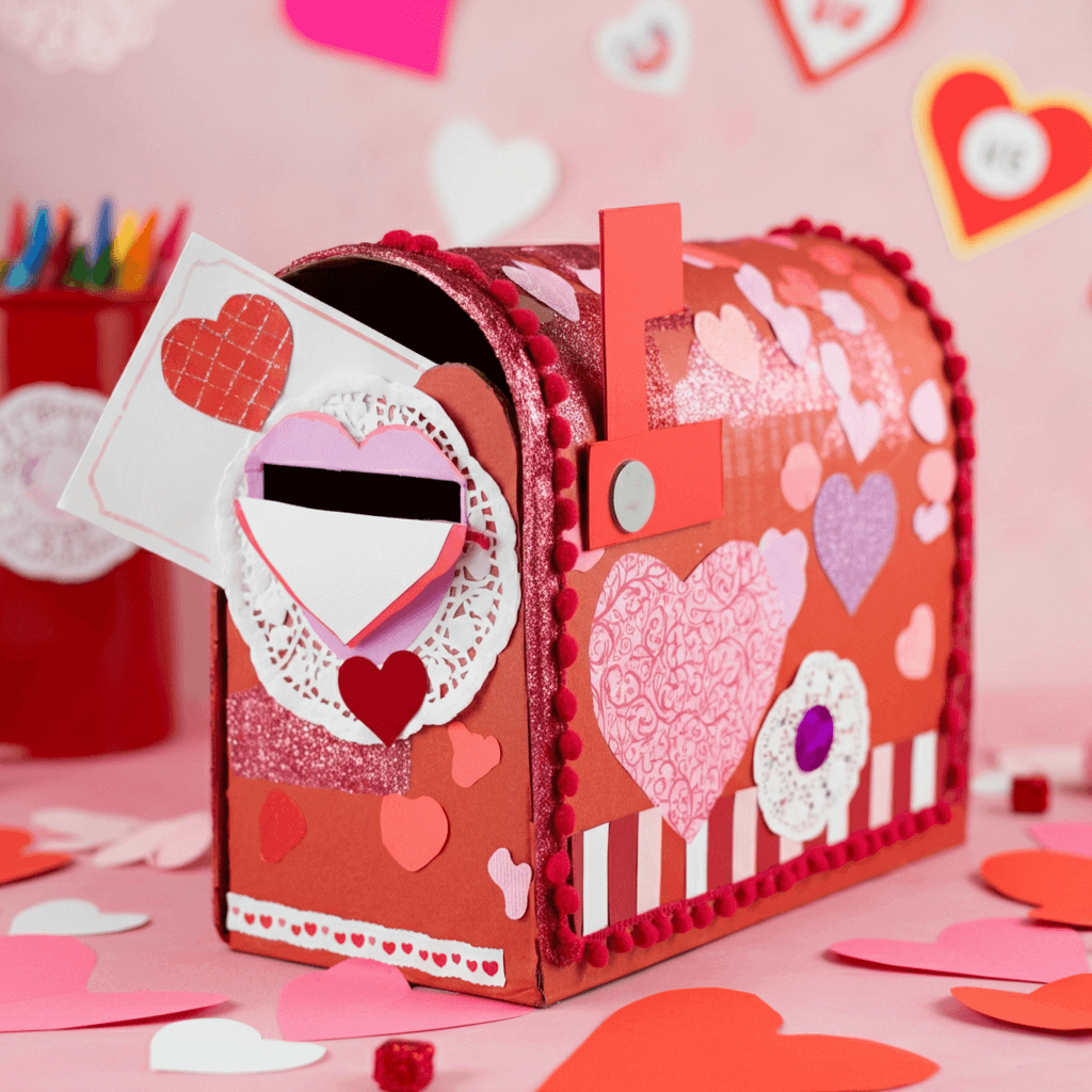 Valentine's Day mailbox letter in