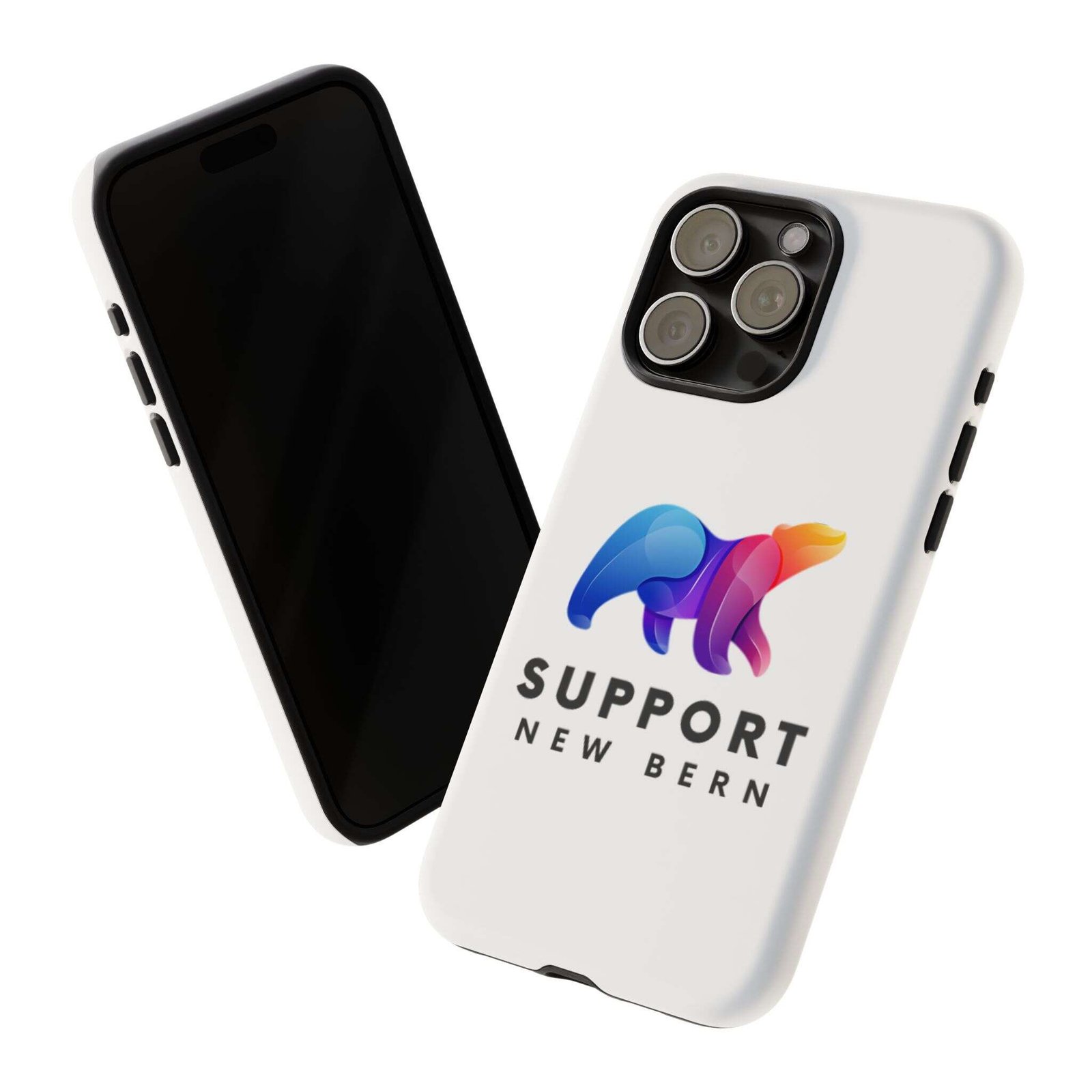 Support New Bern Dual-Layer Tough Phone Case – Shockproof Protective Bear Graphic Cover - Image 67