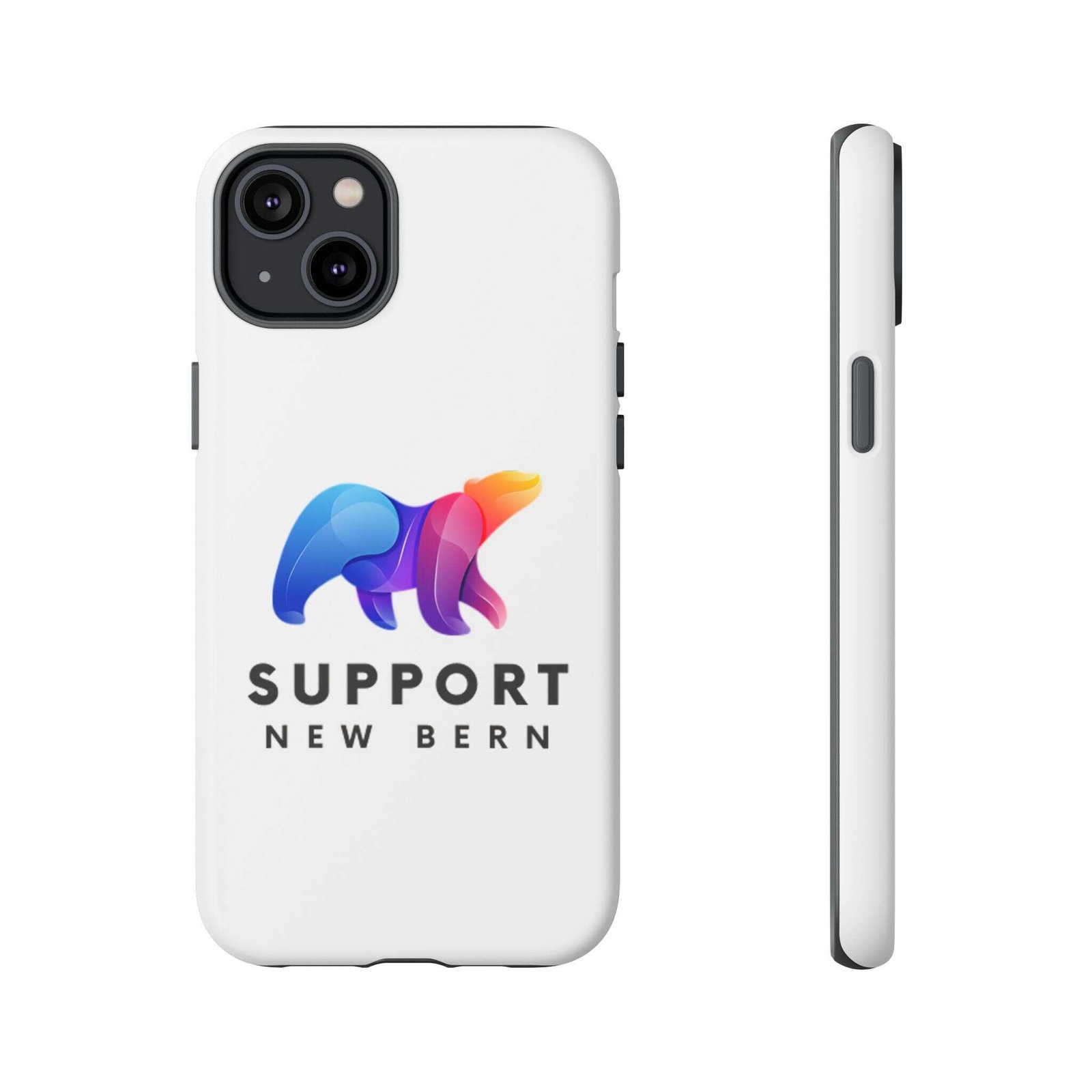 Support New Bern Dual-Layer Tough Phone Case – Shockproof Protective Bear Graphic Cover - Image 33