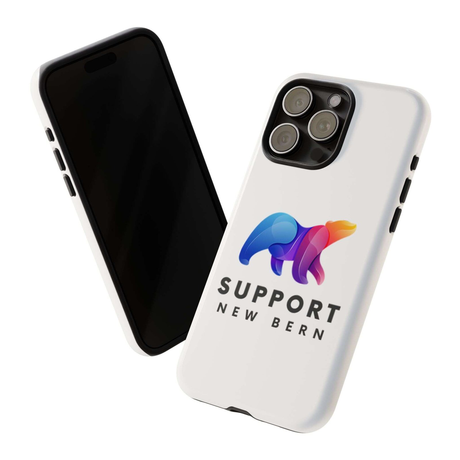 Support New Bern Dual-Layer Tough Phone Case – Shockproof Protective Bear Graphic Cover - Image 64