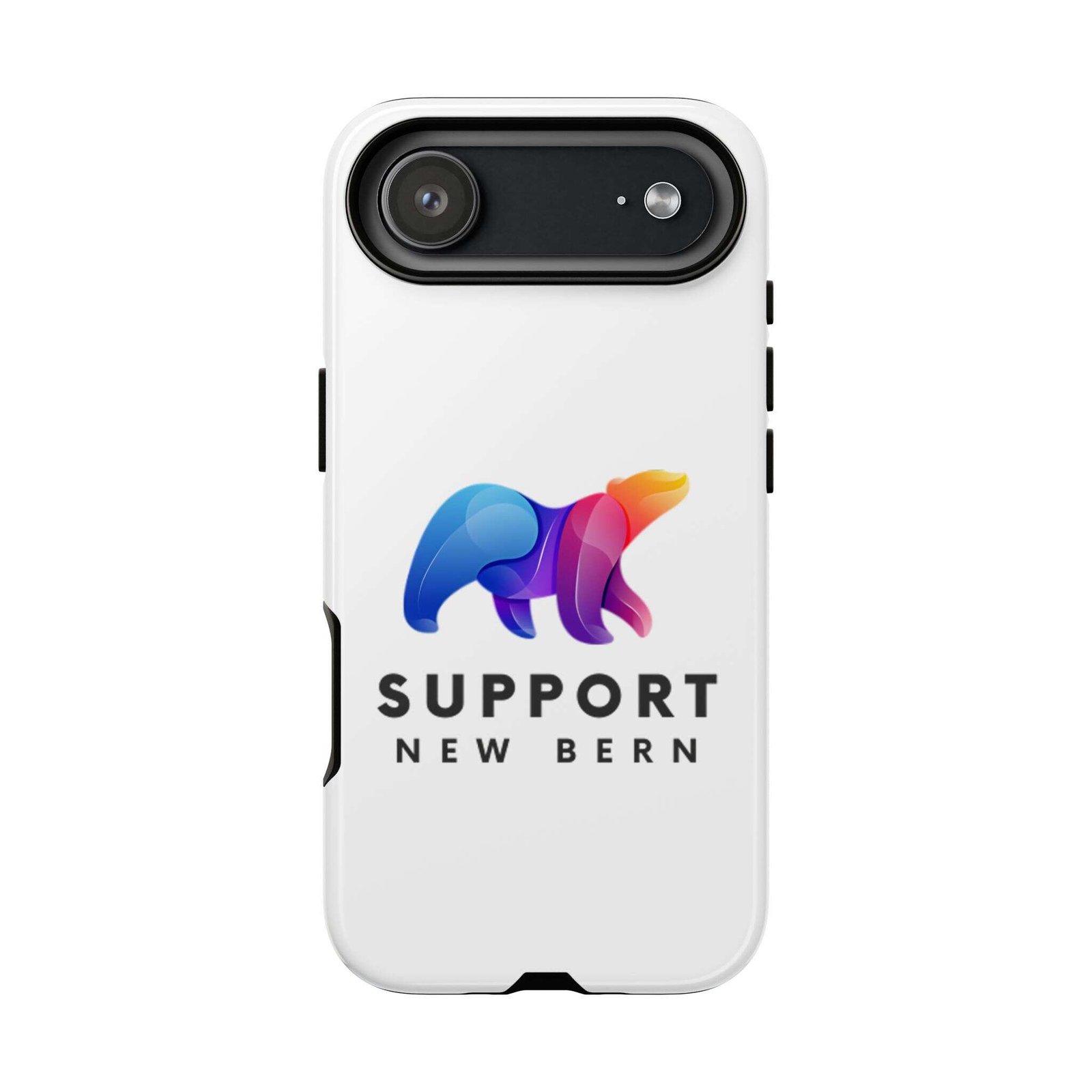 Support New Bern Dual-Layer Tough Phone Case – Shockproof Protective Bear Graphic Cover - Image 129