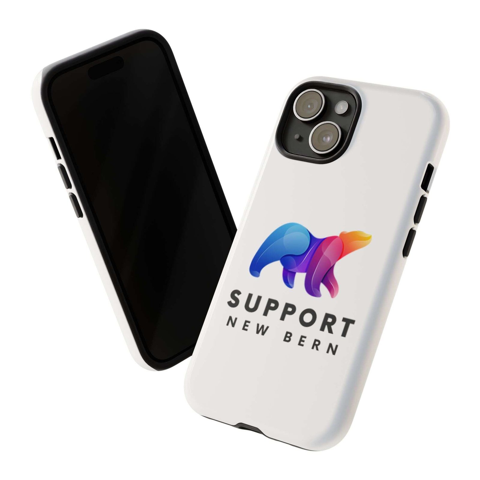 Support New Bern Dual-Layer Tough Phone Case – Shockproof Protective Bear Graphic Cover - Image 46