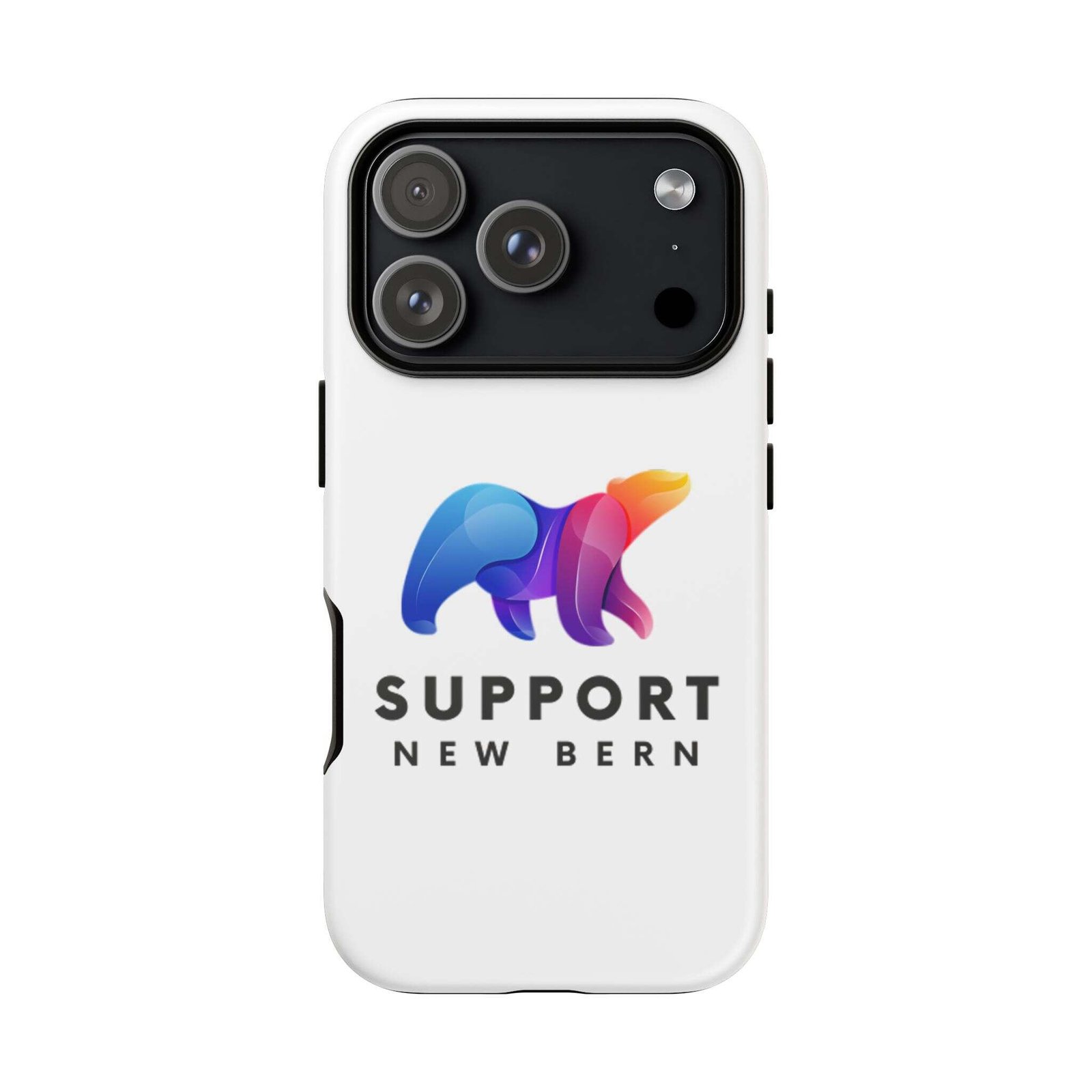Support New Bern Dual-Layer Tough Phone Case – Shockproof Protective Bear Graphic Cover - Image 132