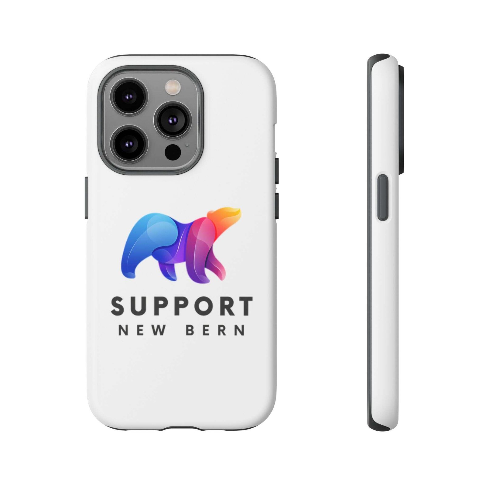 Support New Bern Dual-Layer Tough Phone Case – Shockproof Protective Bear Graphic Cover - Image 25