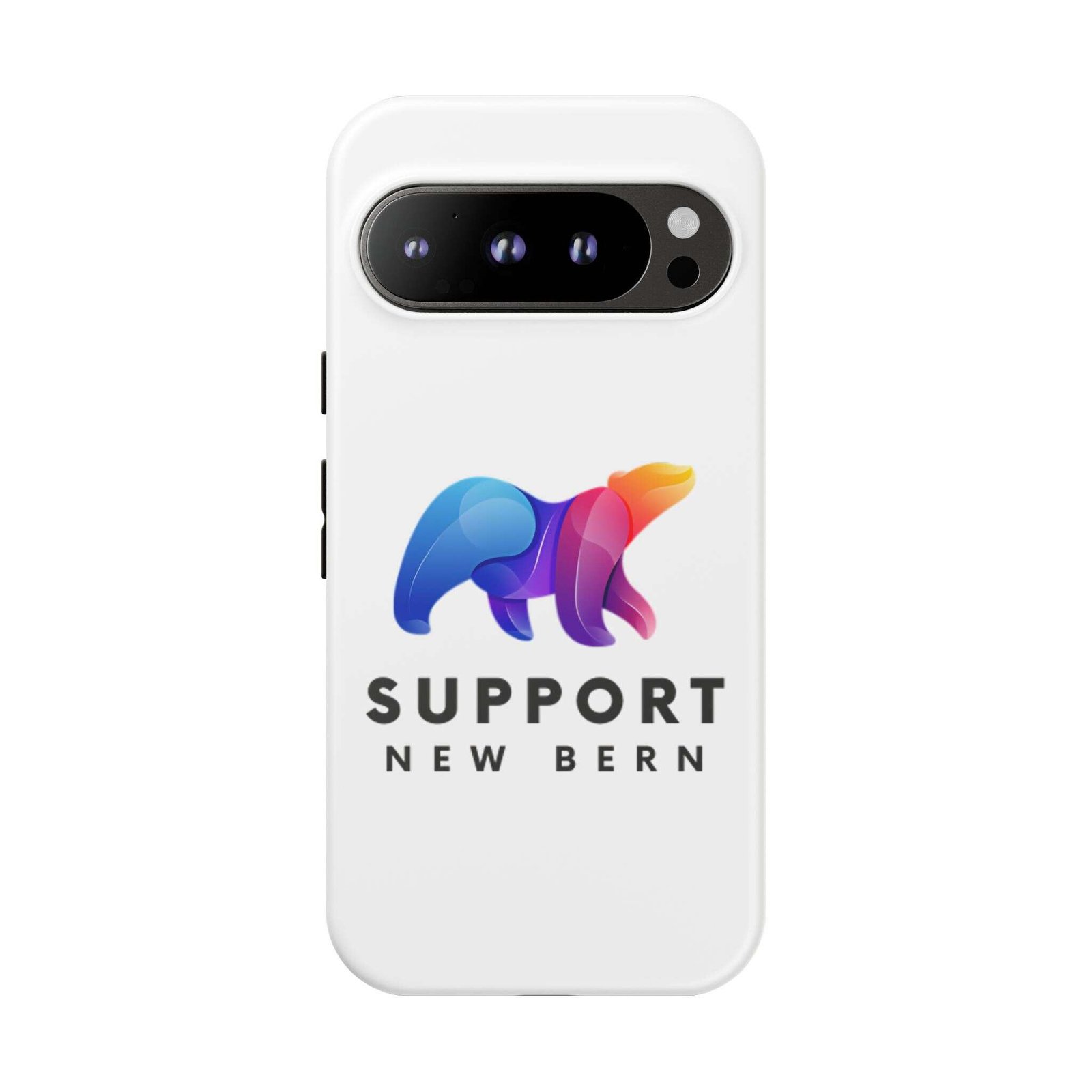 Support New Bern Dual-Layer Tough Phone Case – Shockproof Protective Bear Graphic Cover - Image 118
