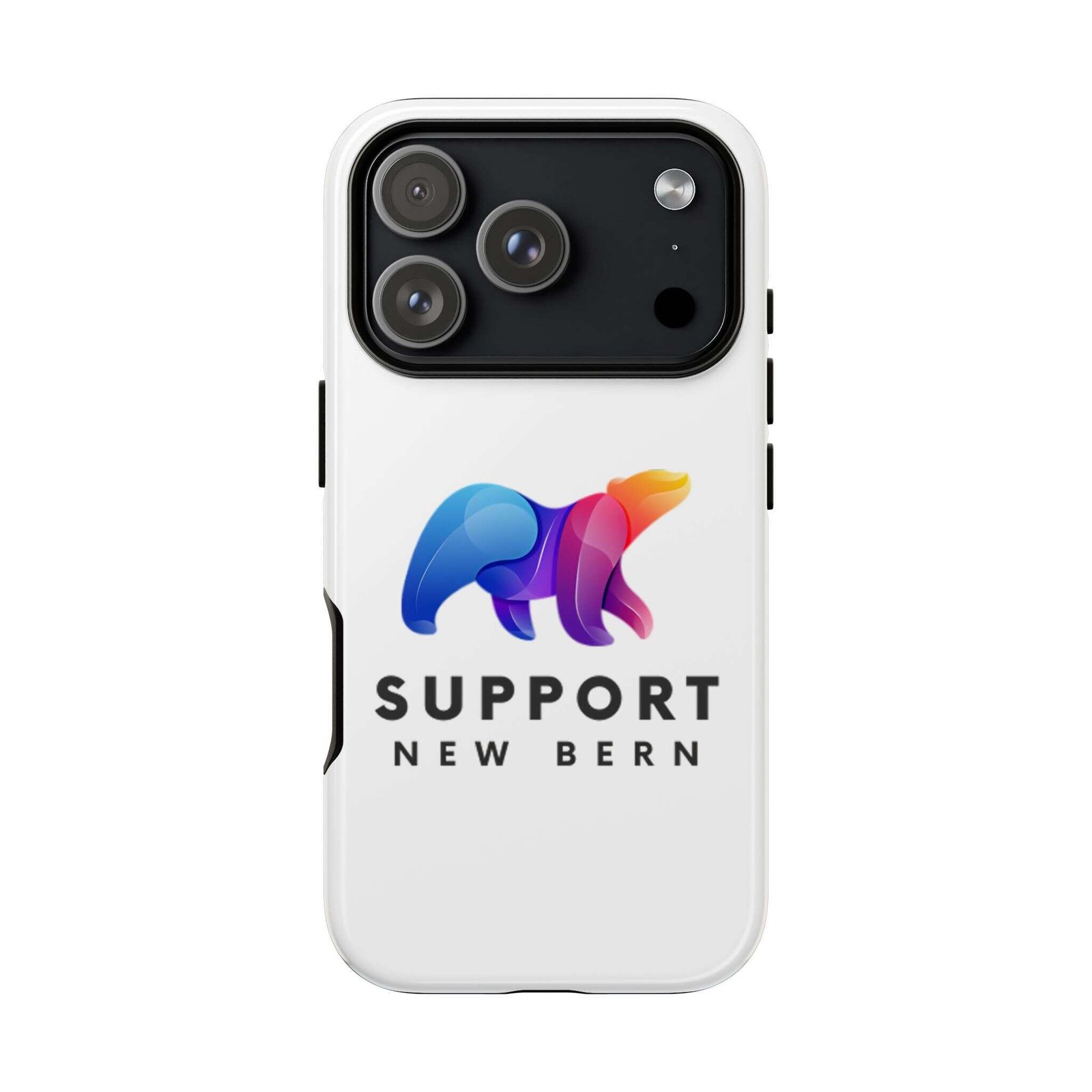 Support New Bern Dual-Layer Tough Phone Case – Shockproof Protective Bear Graphic Cover - Image 131