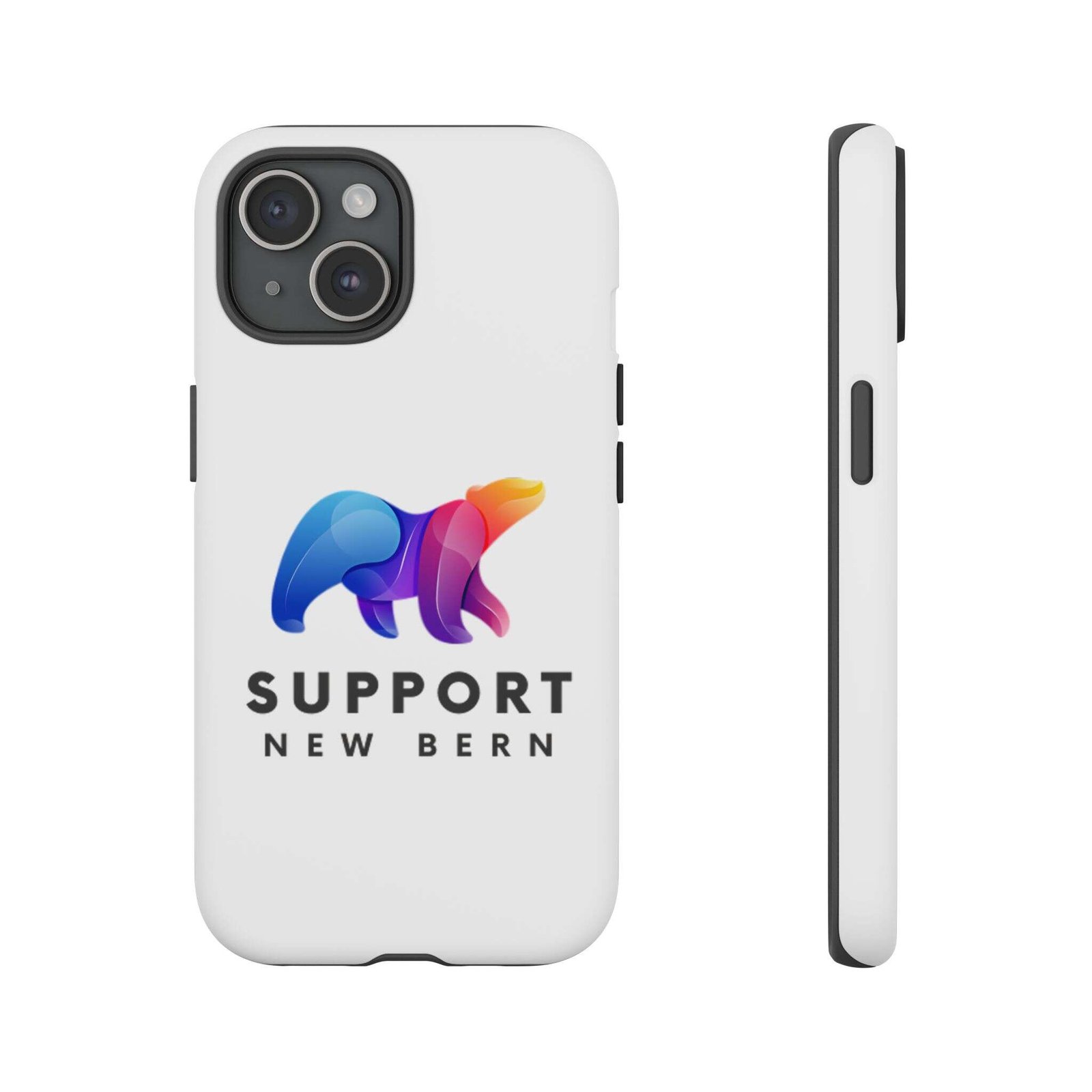Support New Bern Dual-Layer Tough Phone Case – Shockproof Protective Bear Graphic Cover - Image 48