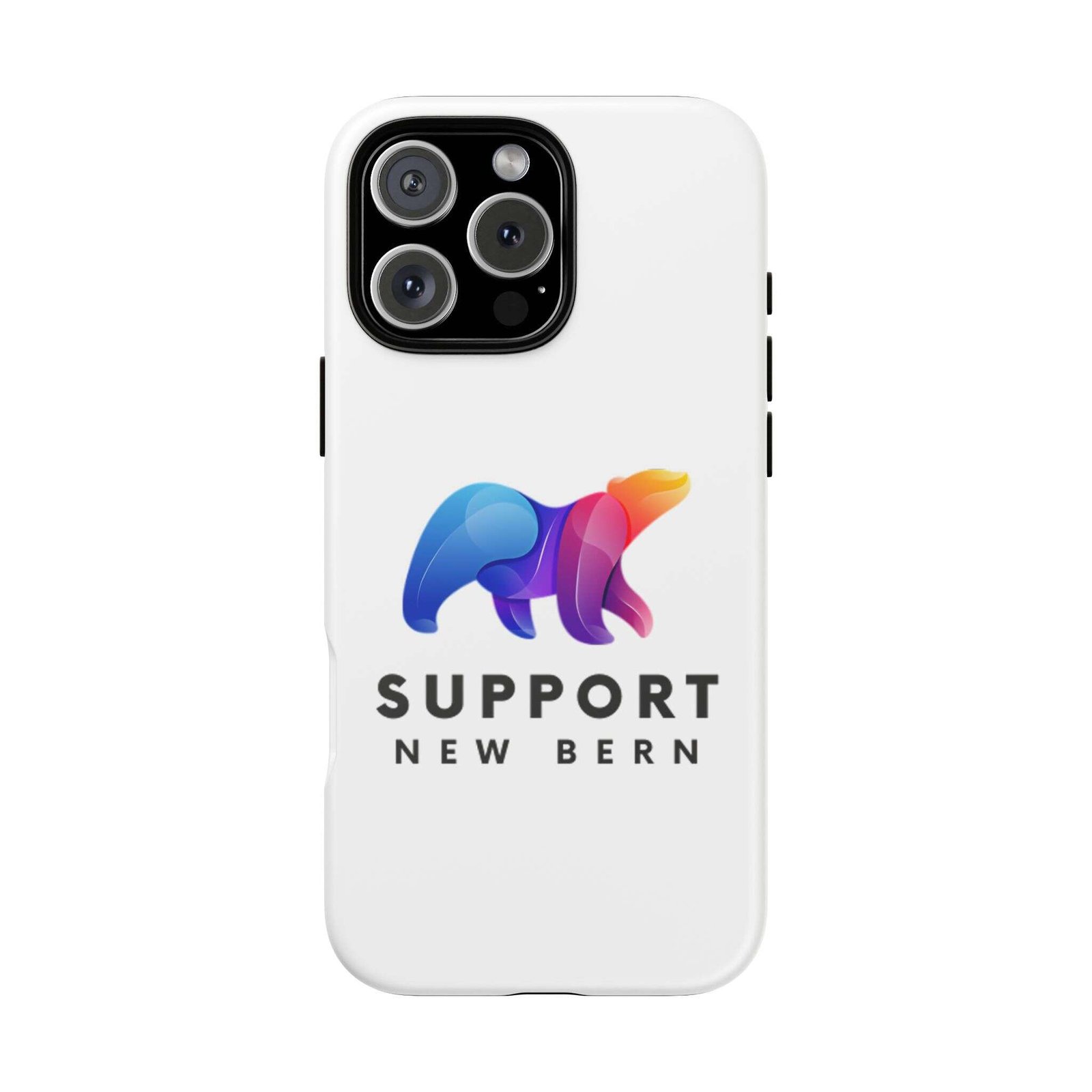 Support New Bern Dual-Layer Tough Phone Case – Shockproof Protective Bear Graphic Cover - Image 105