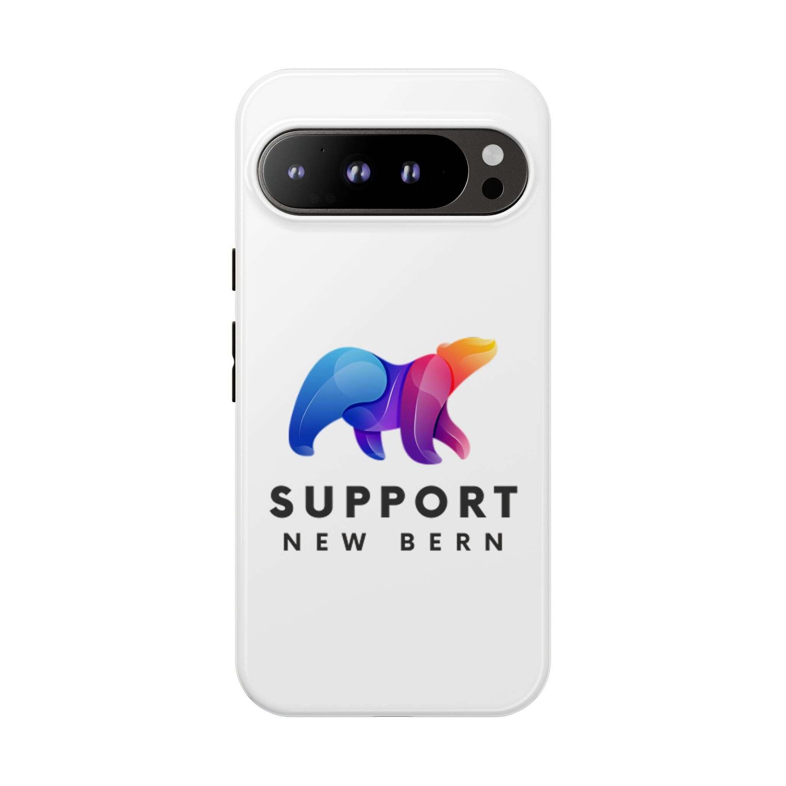 Support New Bern Dual-Layer Tough Phone Case – Shockproof Protective Bear Graphic Cover - Image 121
