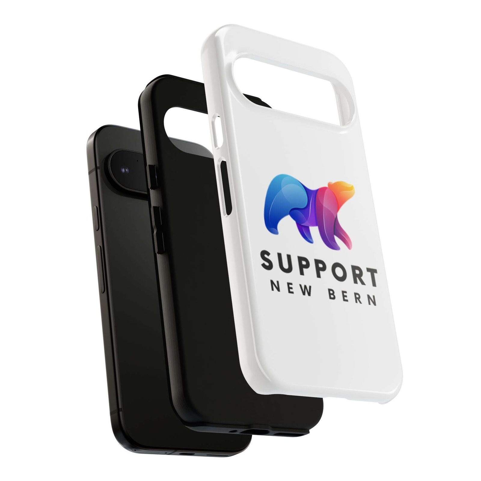 Support New Bern Dual-Layer Tough Phone Case – Shockproof Protective Bear Graphic Cover - Image 117
