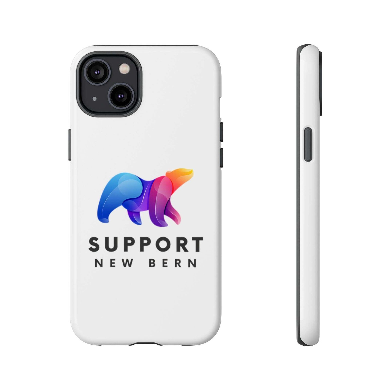 Support New Bern Dual-Layer Tough Phone Case – Shockproof Protective Bear Graphic Cover - Image 29
