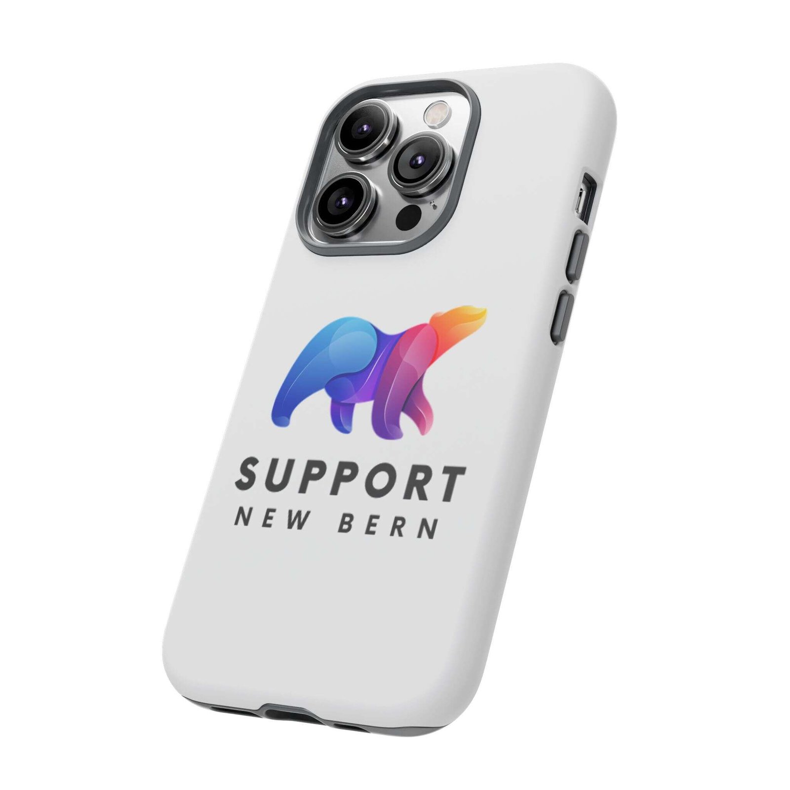 Support New Bern Dual-Layer Tough Phone Case – Shockproof Protective Bear Graphic Cover - Image 26