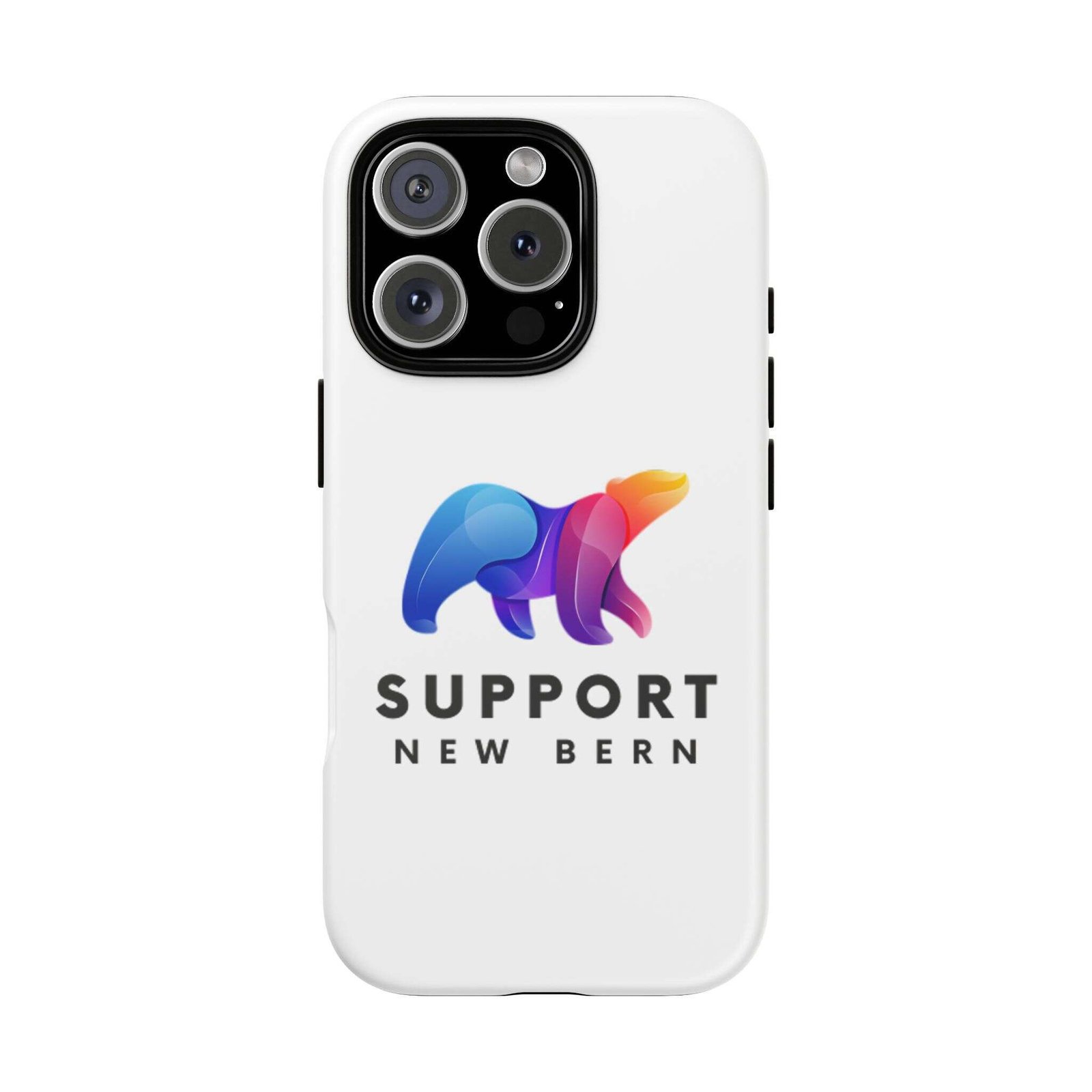 Support New Bern Dual-Layer Tough Phone Case – Shockproof Protective Bear Graphic Cover - Image 97
