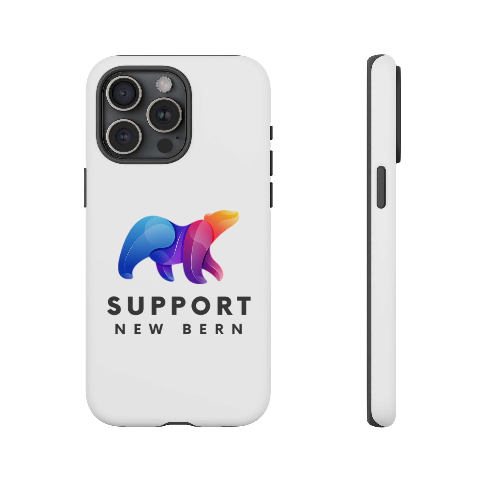 Support New Bern Dual-Layer Tough Phone Case – Shockproof Protective Bear Graphic Cover - Image 66
