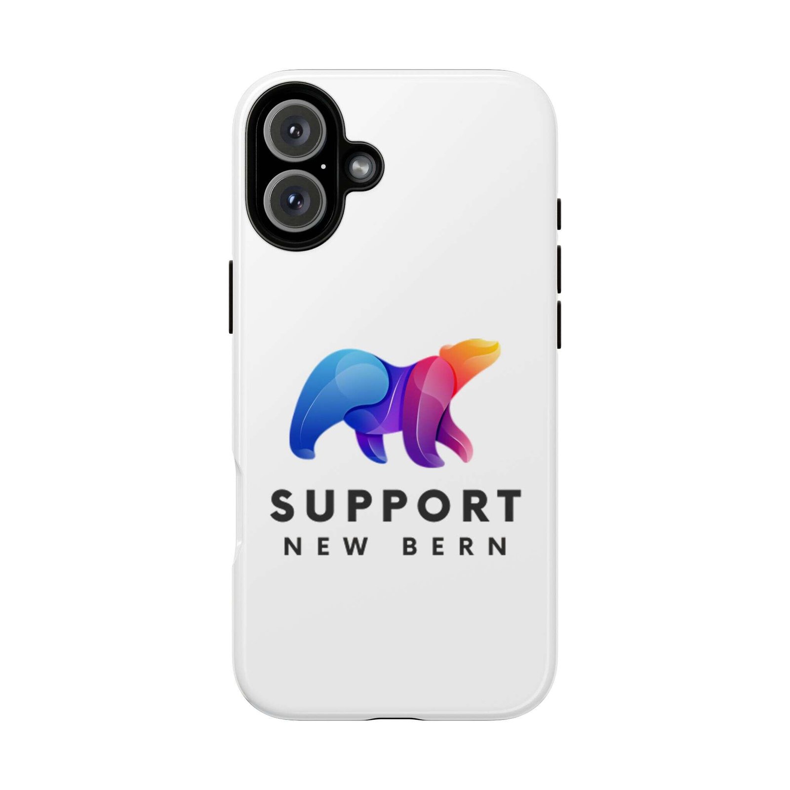 Support New Bern Dual-Layer Tough Phone Case – Shockproof Protective Bear Graphic Cover - Image 85