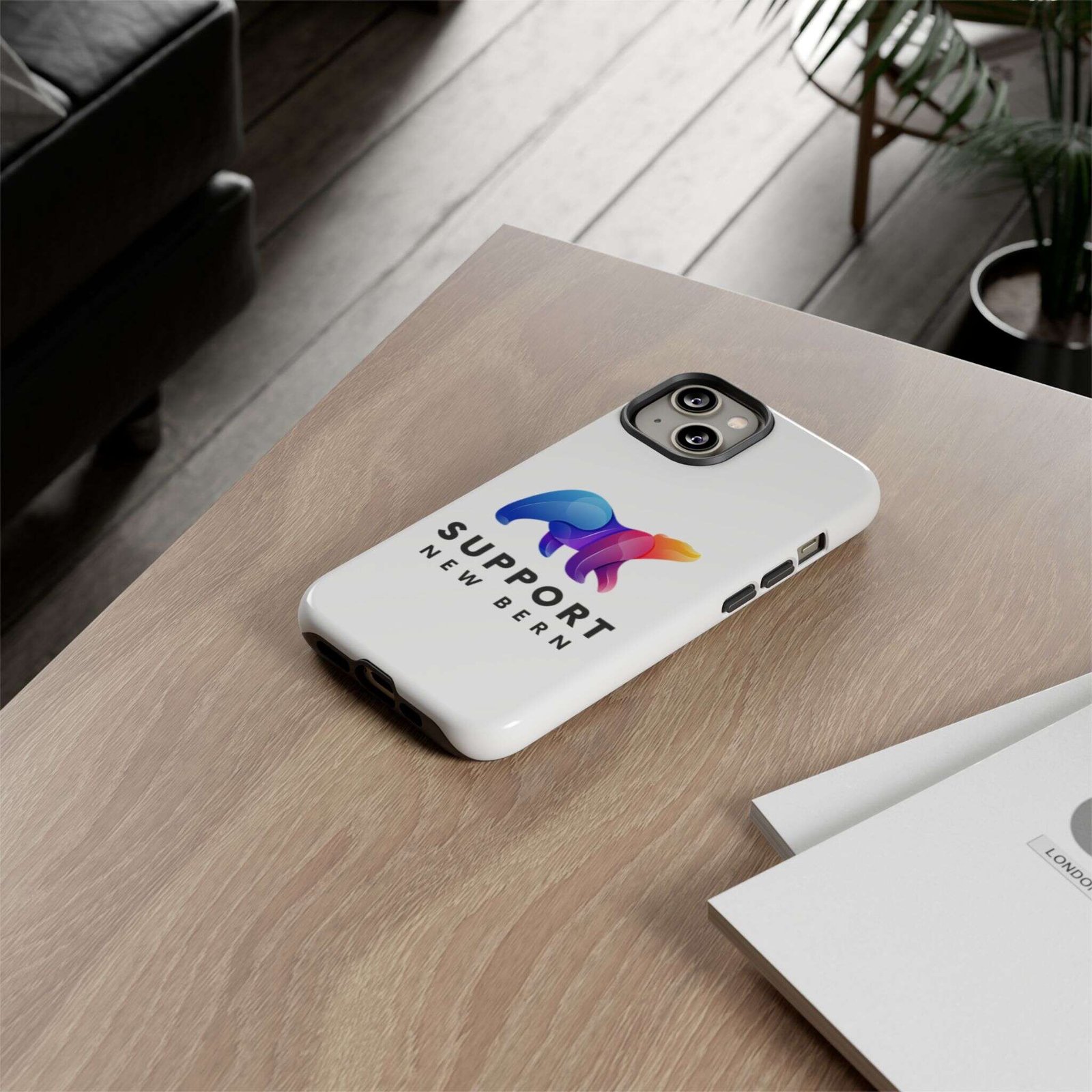 Support New Bern Dual-Layer Tough Phone Case – Shockproof Protective Bear Graphic Cover - Image 16