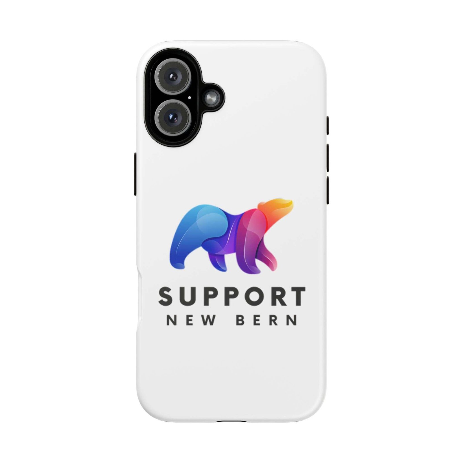 Support New Bern Dual-Layer Tough Phone Case – Shockproof Protective Bear Graphic Cover - Image 89