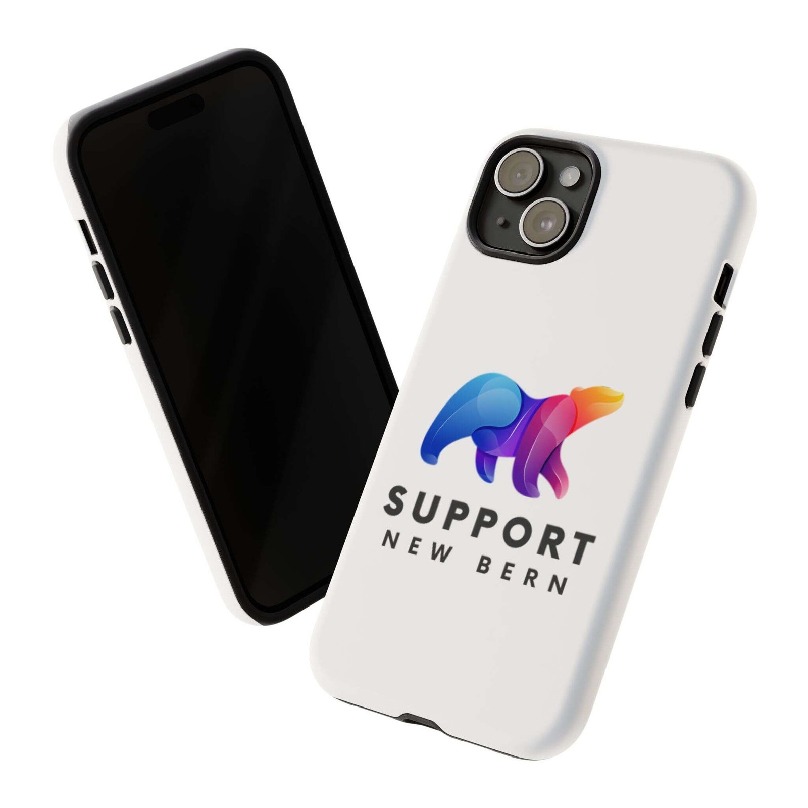 Support New Bern Dual-Layer Tough Phone Case – Shockproof Protective Bear Graphic Cover - Image 55
