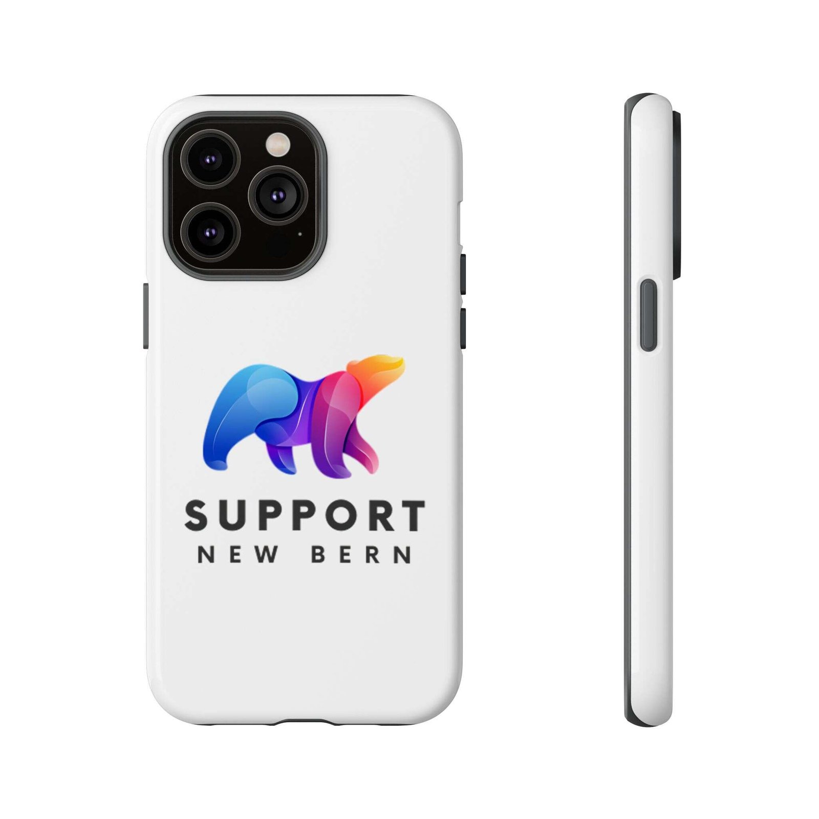 Support New Bern Dual-Layer Tough Phone Case – Shockproof Protective Bear Graphic Cover - Image 37
