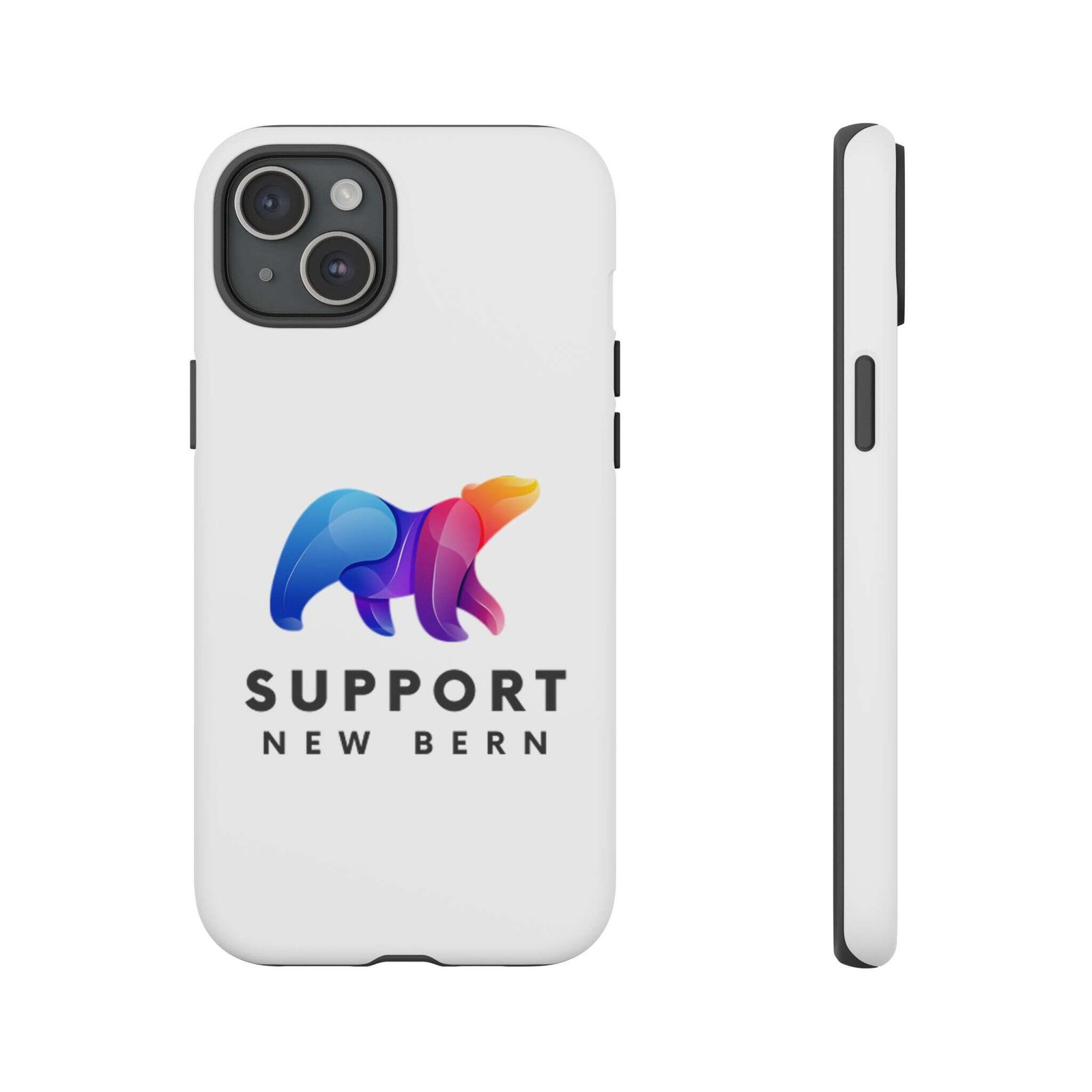 Support New Bern Dual-Layer Tough Phone Case – Shockproof Protective Bear Graphic Cover - Image 54