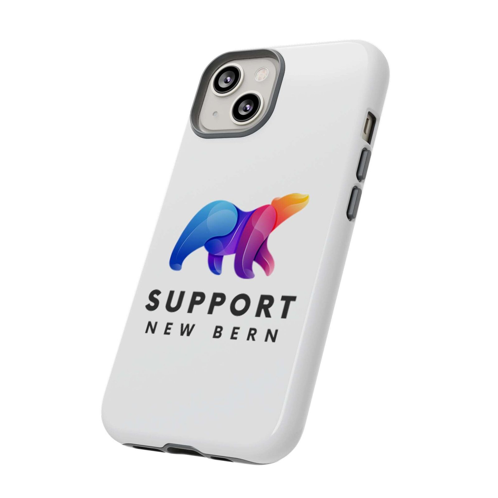 Support New Bern Dual-Layer Tough Phone Case – Shockproof Protective Bear Graphic Cover - Image 14