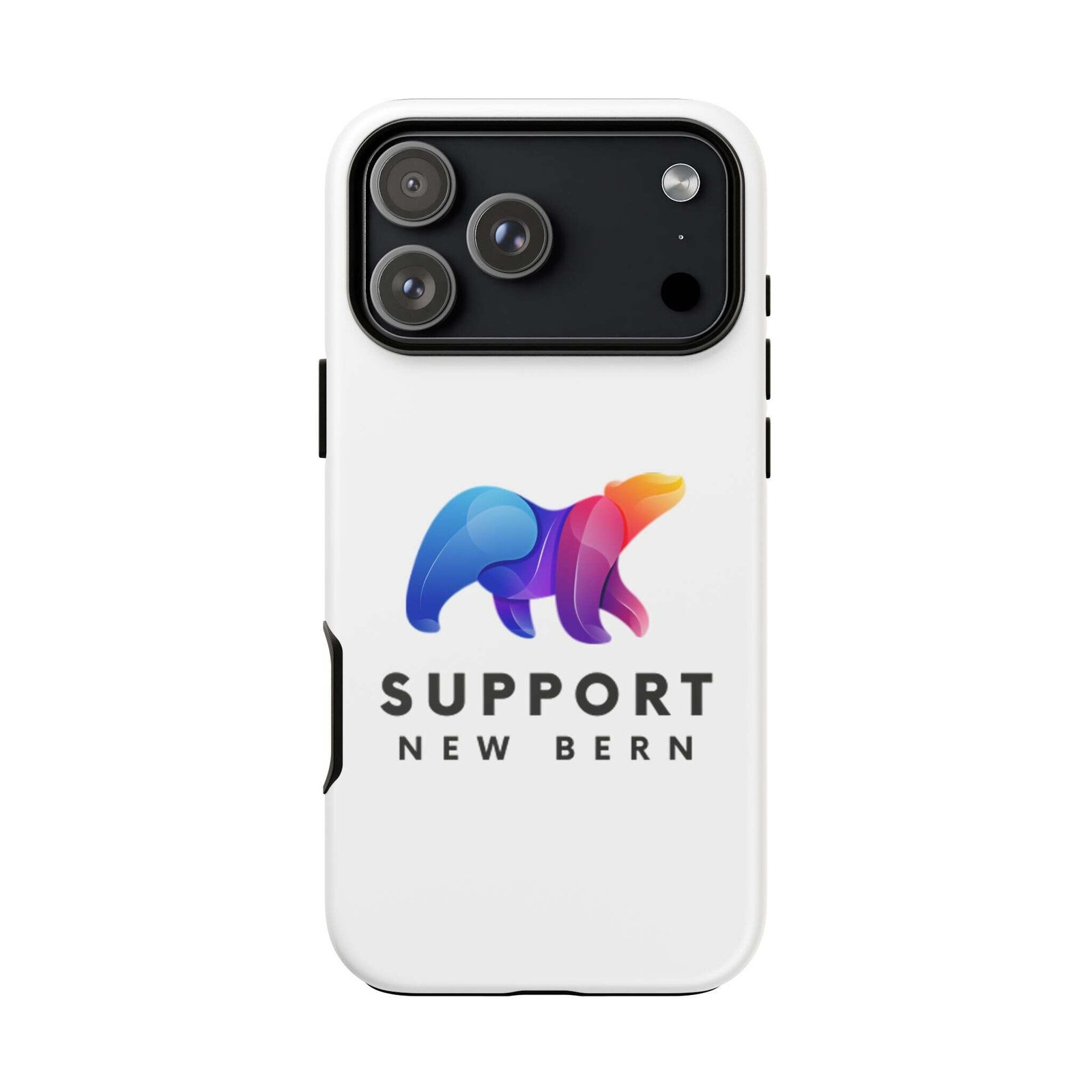 Support New Bern Dual-Layer Tough Phone Case – Shockproof Protective Bear Graphic Cover - Image 134