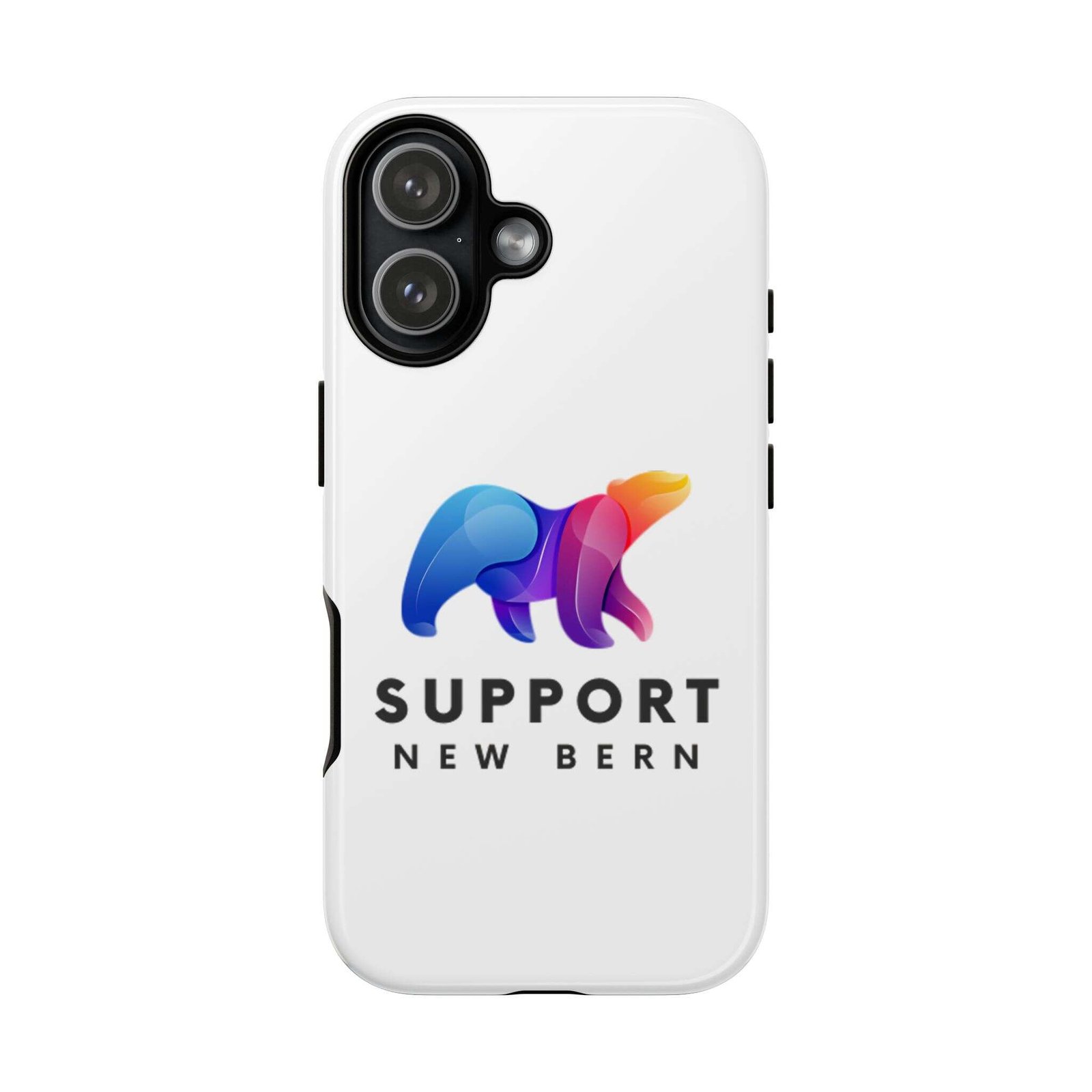 Support New Bern Dual-Layer Tough Phone Case – Shockproof Protective Bear Graphic Cover - Image 127