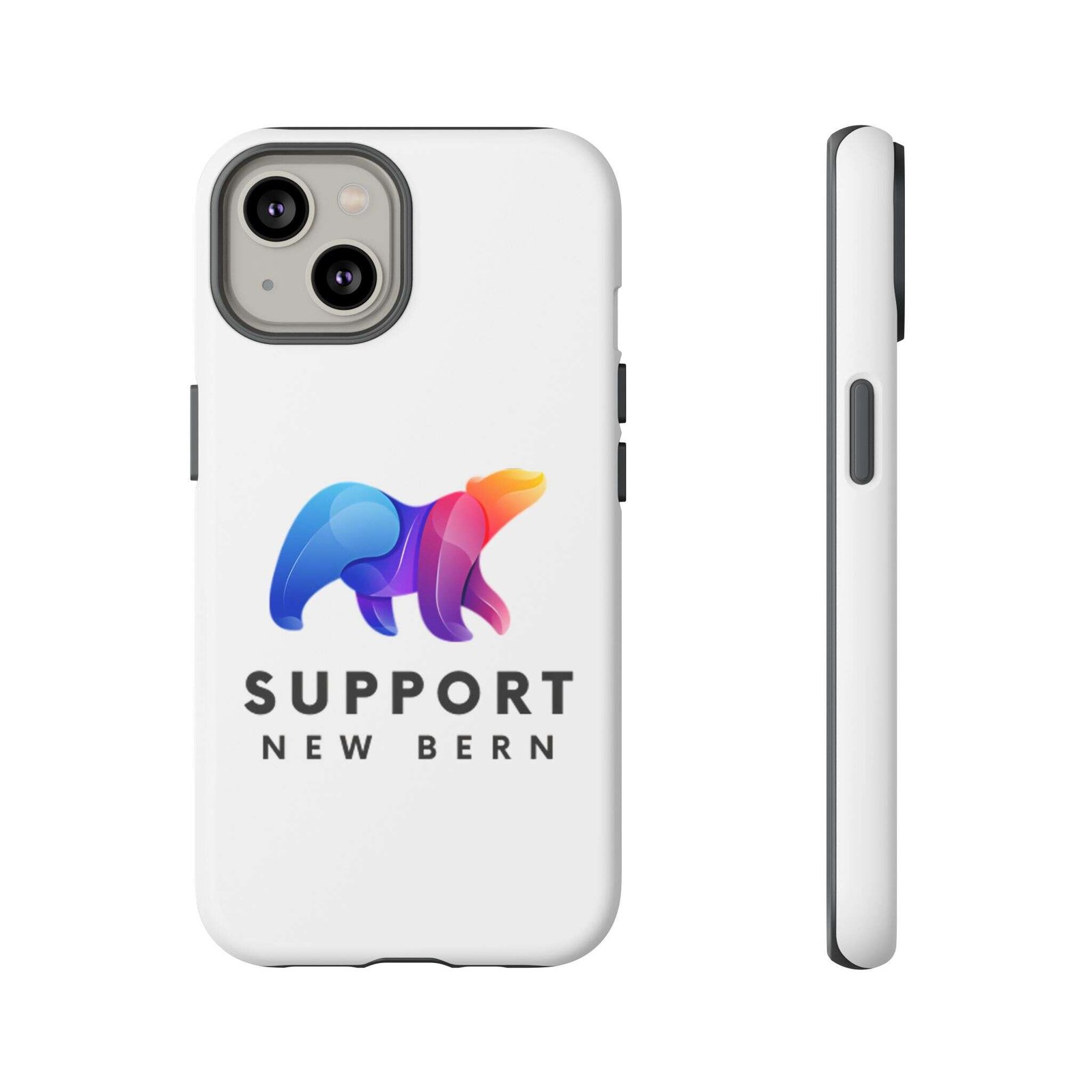 Support New Bern Dual-Layer Tough Phone Case – Shockproof Protective Bear Graphic Cover - Image 17