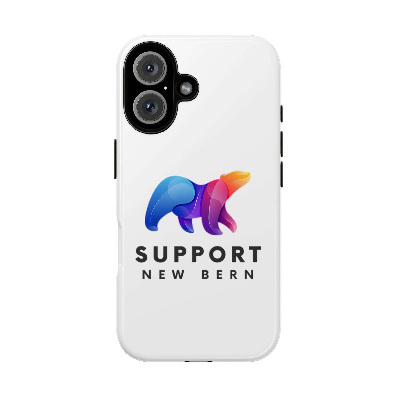 Support New Bern Dual-Layer Tough Phone Case – Shockproof Protective Bear Graphic Cover - Image 77