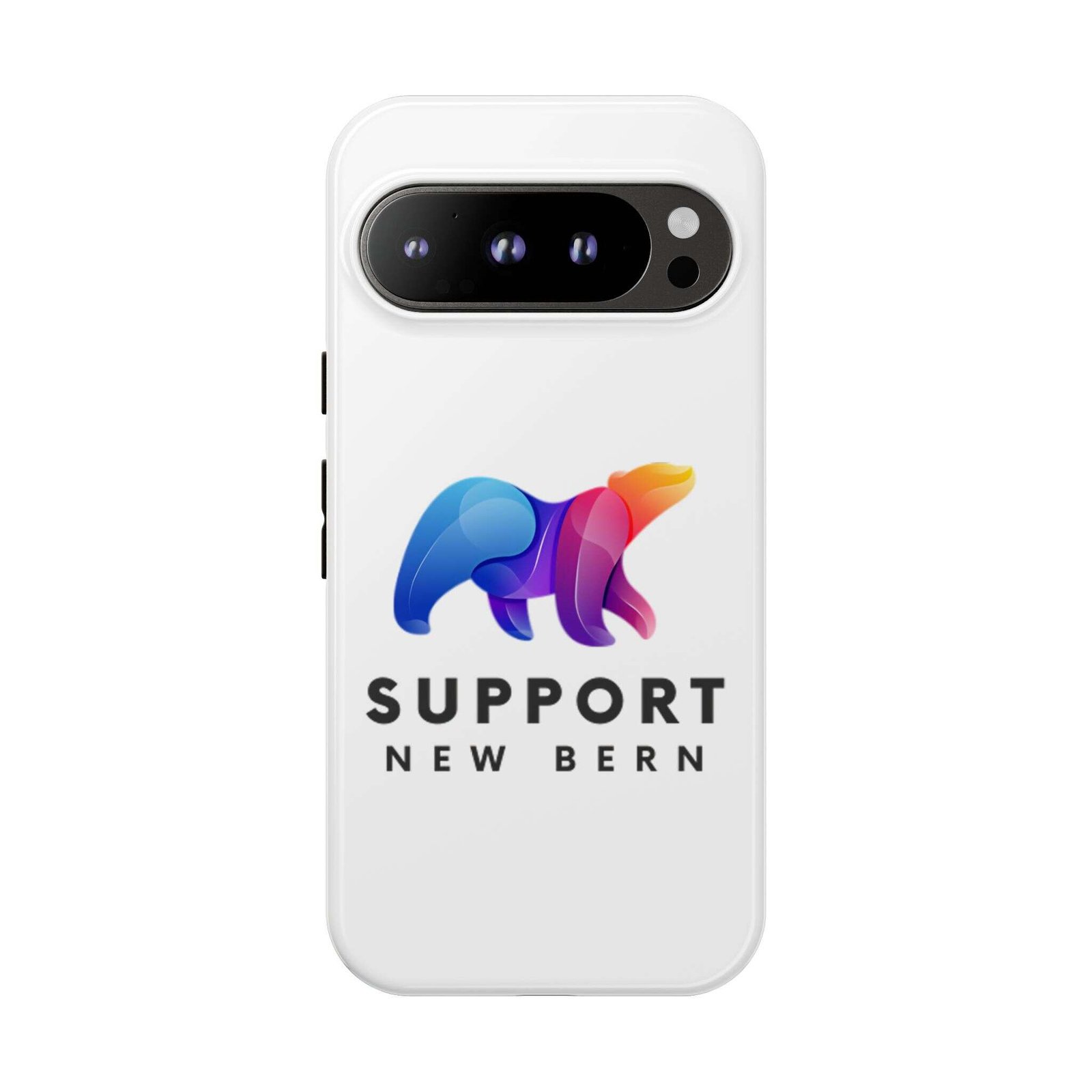 Support New Bern Dual-Layer Tough Phone Case – Shockproof Protective Bear Graphic Cover - Image 115