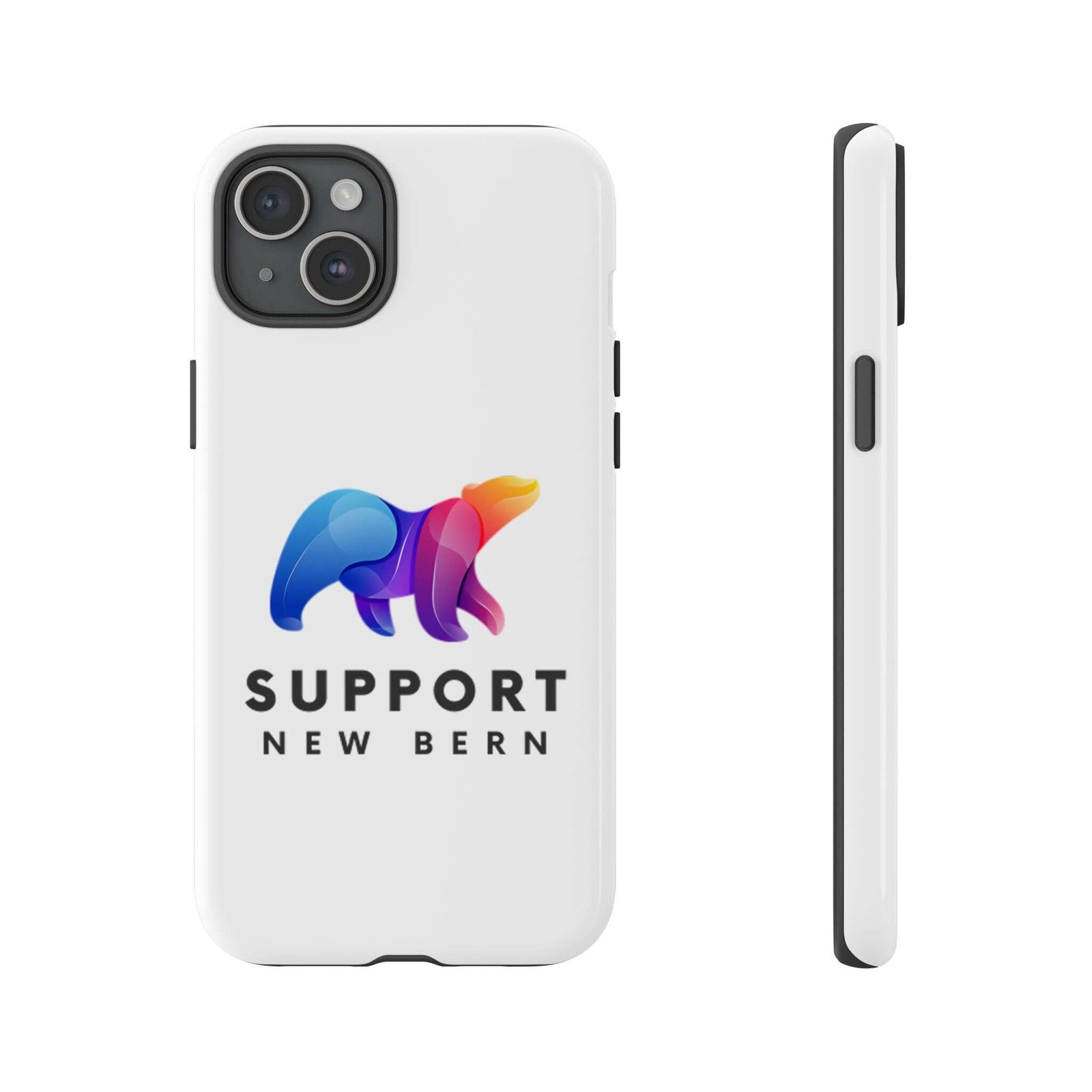 Support New Bern Dual-Layer Tough Phone Case – Shockproof Protective Bear Graphic Cover - Image 51
