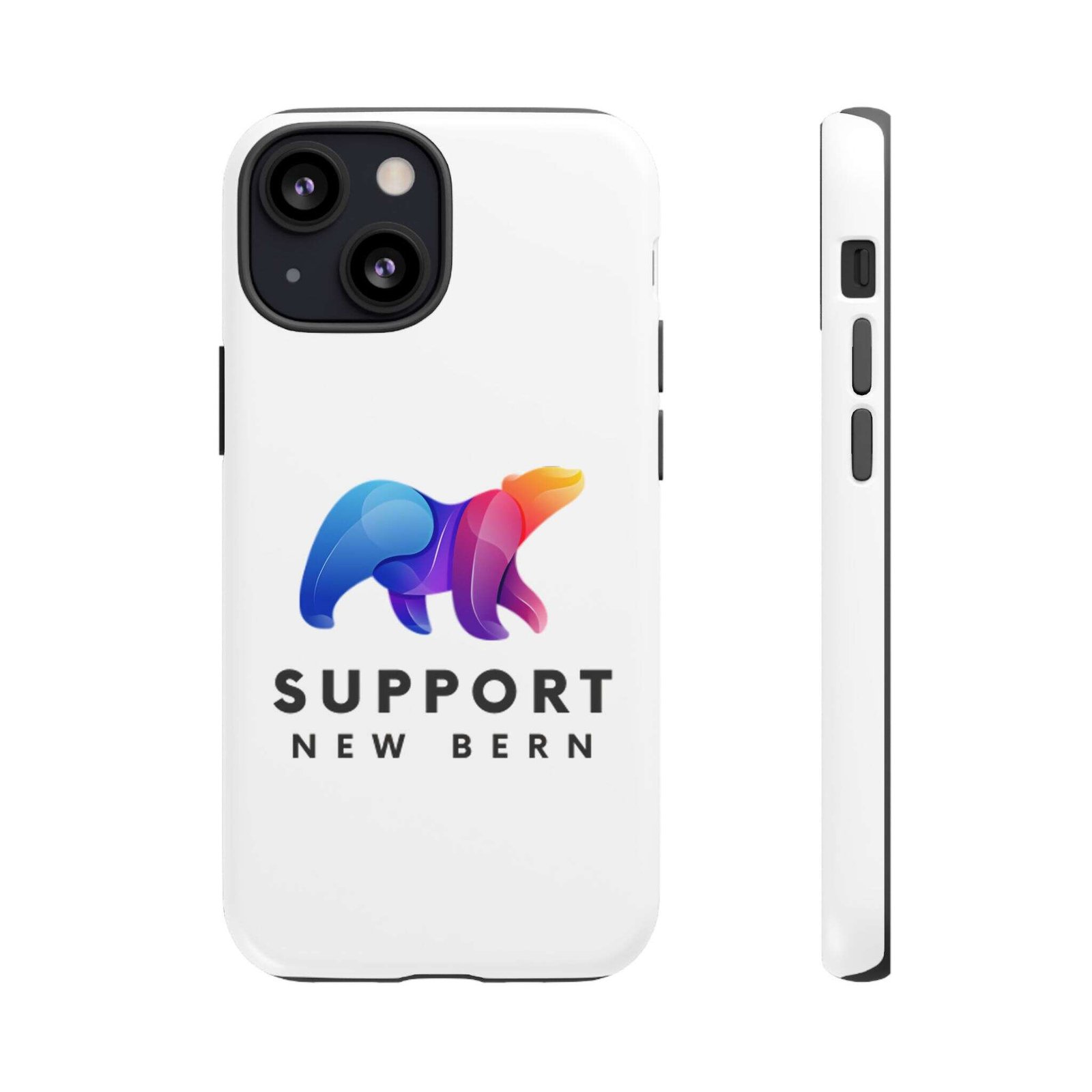 Support New Bern Dual-Layer Tough Phone Case – Shockproof Protective Bear Graphic Cover - Image 7
