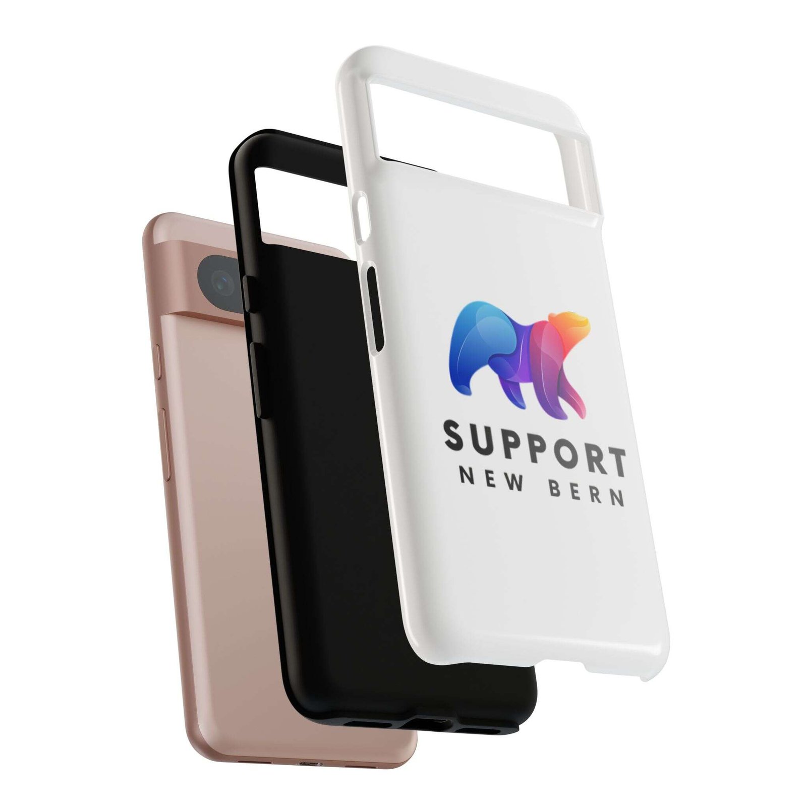 Support New Bern Dual-Layer Tough Phone Case – Shockproof Protective Bear Graphic Cover - Image 72