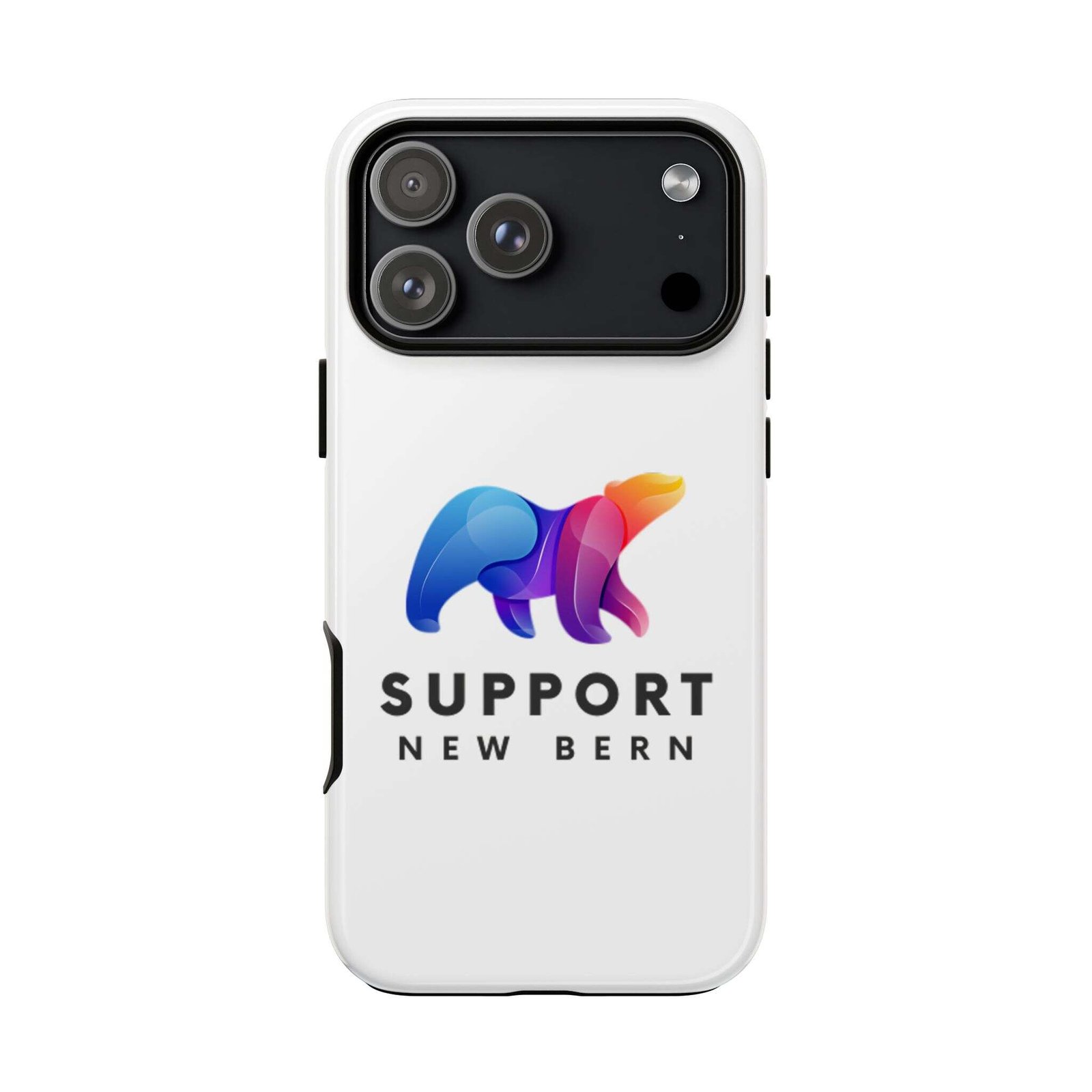 Support New Bern Dual-Layer Tough Phone Case – Shockproof Protective Bear Graphic Cover - Image 133
